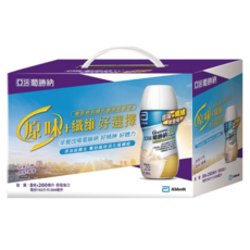 亞培 葡勝納 原味加纖維 糖尿病專用營養品，無膽固醇與反式脂肪，支持消化系統健康, 200ml, 8瓶