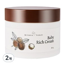 보타니컬테라피 베이비 고보습 크림, 80g, 2개