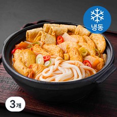 곰곰 푸짐한 김치어묵 우동전골 (냉동), 1550g, 3개