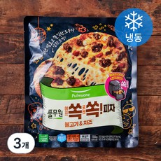 풀무원 에프쏙포켓쏙! 피자 불고기&치즈 (냉동), 170g, 1개입, 3개