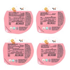 짱죽실온이유식 중기 죽2 4종 C, 한우소고기야채+누룽지마+흰살생선애호박+구수미닭, 1세트, 160g
