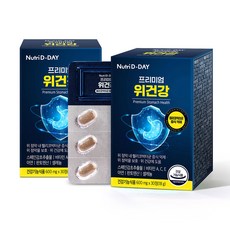 뉴트리디데이 프리미엄 위건강 헬리코박터 억제 영양제 18g, 30정, 2개