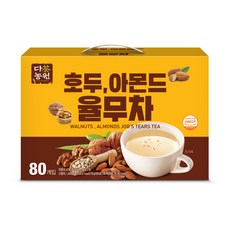 다농원 호두 아몬드 율무차, 18g, 80개