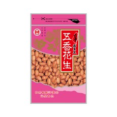 台灣土豆王 五香花生, 精選台灣優質花生，五香風味濃郁，傳統工藝製作，方便包裝, 130g, 1包