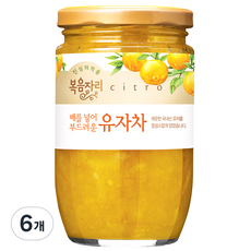 복음자리 배를 넣어 부드러운 유자차, 480g, 1개입, 6개