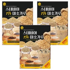 우리차 스테비아 17곡 미숫가루 40p, 3개, 800g