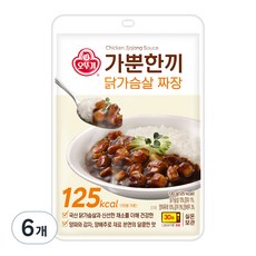 OTTOGI 不倒翁 雞胸肉炸醬調理包, 130g, 6包