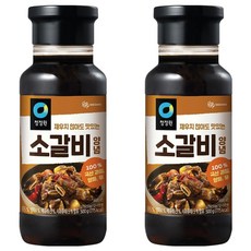 청정원 소갈비양념, 500g, 2개