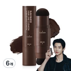 다슈 데일리 슬림 퀵 헤어라인 쿠션 2.5g, 내추럴 브라운, 6개