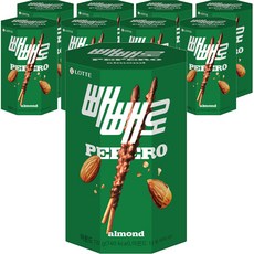 빼빼로 아몬드, 132g, 9개