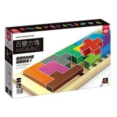 Gigamic 百變方塊 Katamino 繁體中文版，超過500個挑戰關卡，6歲以上適用，單人遊戲, 1盒