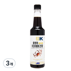 홍영의 어간장 붉은대게어간장, 500ml, 3개