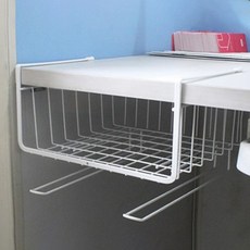 블럭마트 주방 정리선반겸용 키친타올걸이, 화이트, 1개
