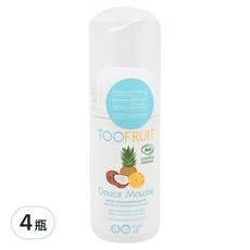 TOOFRUIT 果漾甜夢潔顏慕斯，泡沫綿密細緻，含果香萃取，兒童專用, 100ml, 4瓶