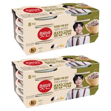 햇반 찰잡곡밥, 210g, 16개