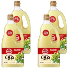 해표 식용유, 1.8L, 4개 1.8L, 4개