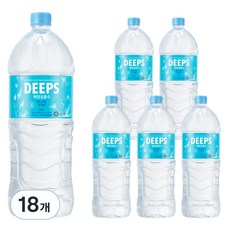 Deeps 블루 먹는해양심층수, 2L, 18개