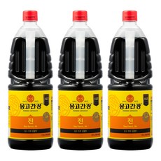 몽고식품 마산 몽고 진간장, 1.8L, 3개