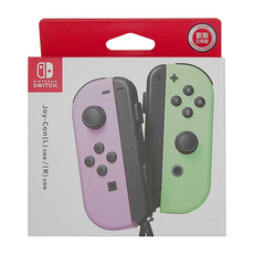 Nintendo 任天堂 SWITCH Joy-Con 左右手控制器, HAC-015/HAC-016/HAC-014, 粉紫 + 粉綠, 1組