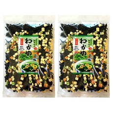 千代 麩卷蔬食海帶芽，80g±4%，高質海中蔬菜，加入熱水沖泡三分鐘即食, 2包, 81g