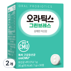 오라틱스 그린브레스 30g, 30정, 2개