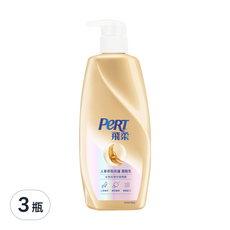 PeRT 飛柔 人參萃取修護潤髮乳，針對染燙受損問題，48小時柔順持久, 750g, 3瓶
