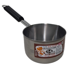 歐岱 金屬牛奶鍋 (深鍋) 14公分 愛台灣 愛用台灣鍋, 14cm, S-94, 1個
