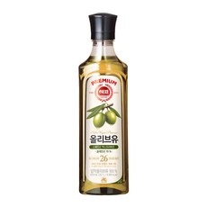 해표 압착 올리브유, 500ml, 1개