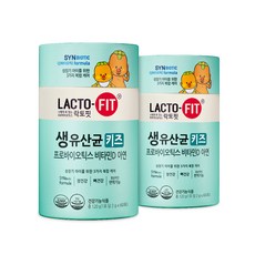 종근당건강 락토핏 생유산균 키즈, 120g, 2개