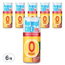 나랑드사이다 제로 파인애플, 245ml, 36개