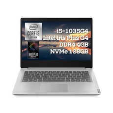 레노버 IdeaPad 노트북 S145-14IIL Classic G4 Iris i5 FreeDos 81W6003DKR 그레이 (i5-1035G4 35.5cm WIN미포함), 미포함, SSD 128GB, 4GB