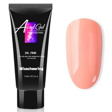 스위스녹스 인조 손톱 연장 재료 베이직 폴리젤 15ml, 다크핑크, 1개