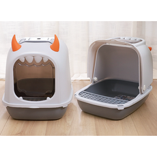 뚜껑있는고양이화장실