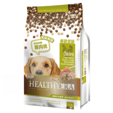 HEALTHYERA 健康紀元 挑嘴犬用 配方乾飼料 雞肉口味, 添加特製美味雞肉塊, 1kg, 1袋