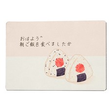 防水防油隔熱皮革餐墊, 日式飯糰, 30 x 45cm, 1個