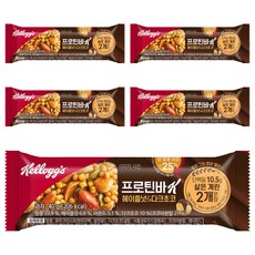 켈로그 프로틴바K 헤이즐넛 & 다크초코, 40g, 5개