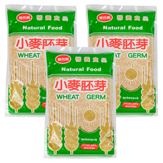 健而美 小麥胚芽, 250g, 天然食品, 3包