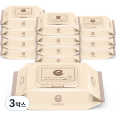 앙블랑 세이프 베이지 유아물티슈 휴대캡형 70gsm, 70g, 24매, 36개