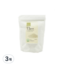 올가홀푸드 유기농 생 찹쌀가루, 350g, 3개