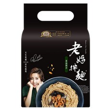 老媽拌麵 蔥油開洋 4包, 精選三星蔥與金鉤蝦, 濃郁香氣撲鼻, 拌麵首選