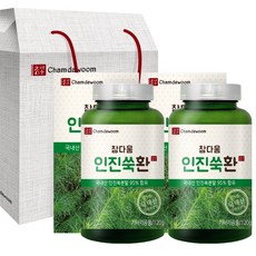 참다움 인진쑥환 선물세트, 120g, 2개입