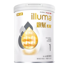 illuma 啟賦 親和水解嬰兒配方, 部分水解蛋白, 無添加蔗糖, 0-12個月專用, 淨重800公克, 800g, 1罐
