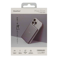 PhotoFast 銀箭資訊 Mag Slim 磁吸無線行動電源, 10000mAh, 無線有線充電, BSMI認證, MAGSLIM10000, 太空灰