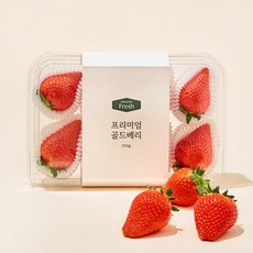 프리미엄 골드베리 딸기 6~9과, 350g, 1개