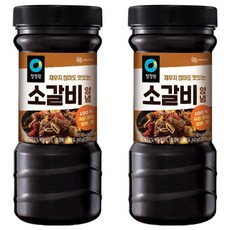 청정원 전통 소갈비 양념, 840g, 2개