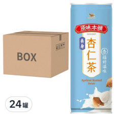統一 原味本舖 養身杏仁茶, 240ml x 24入, 24罐