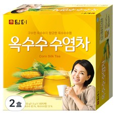 Damtuh 丹特 玉米鬚茶，濃郁清香，方便沖泡，隨時隨地享受美味茶飲，150公克(1.5公克X100份), 1.5g, 100包, 2盒