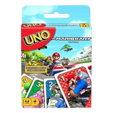 UNO 瑪利歐賽車 卡牌遊戲，包含百搭道具盒規則，2-10人，7歲以上, UNO Mario Kart, 1組