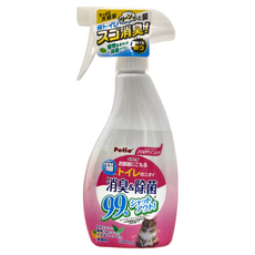 Petio 猫用無香味空間除臭噴劑 500ml，99%除臭，植物提取物，無香料, 1瓶