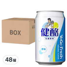 金車 健酪 乳酸飲料, 原味 320ml x 24罐, 48罐